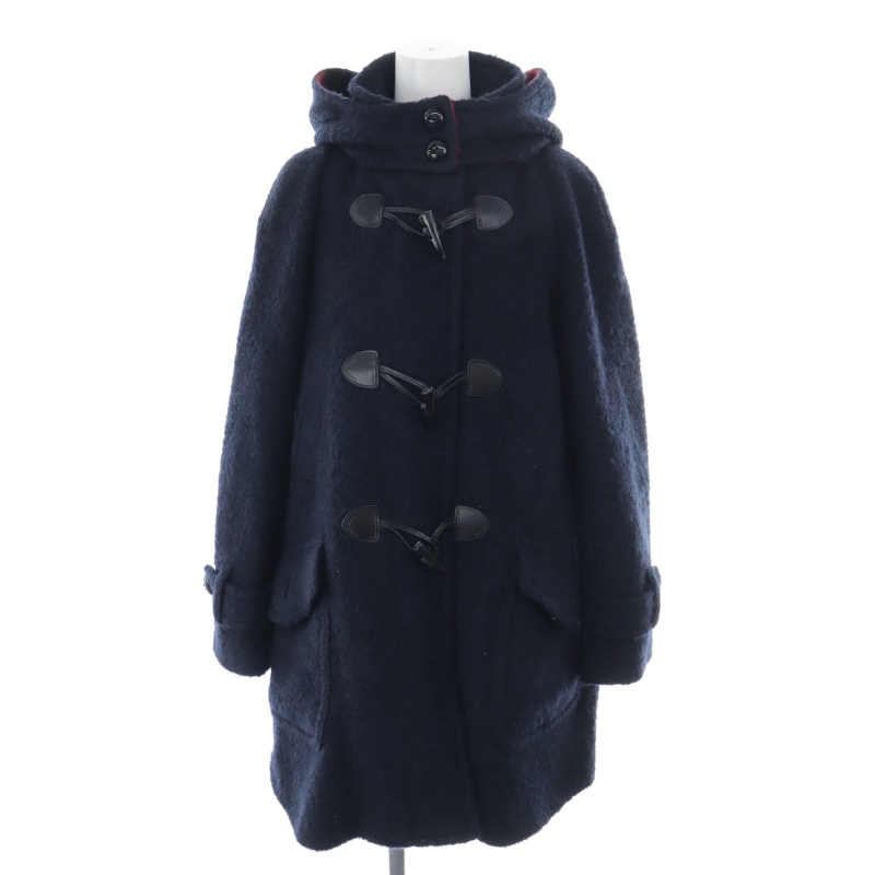 バーバリーブルーレーベル BURBERRY BLUE LABEL ダッフルコート フード 