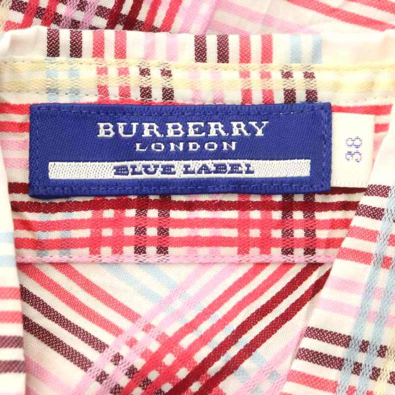 バーバリーブルーレーベル BURBERRY BLUE LABEL シャツ ブラウス 半袖