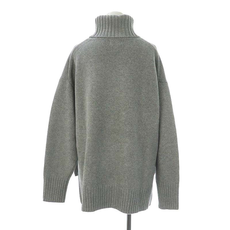 ポロラルフローレン カシミヤ混タートルネックニットセーターグレー