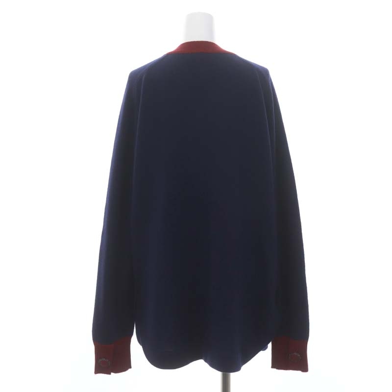 シャネル CHANEL カシミヤ ニット カーディガン 長袖 バイカラー