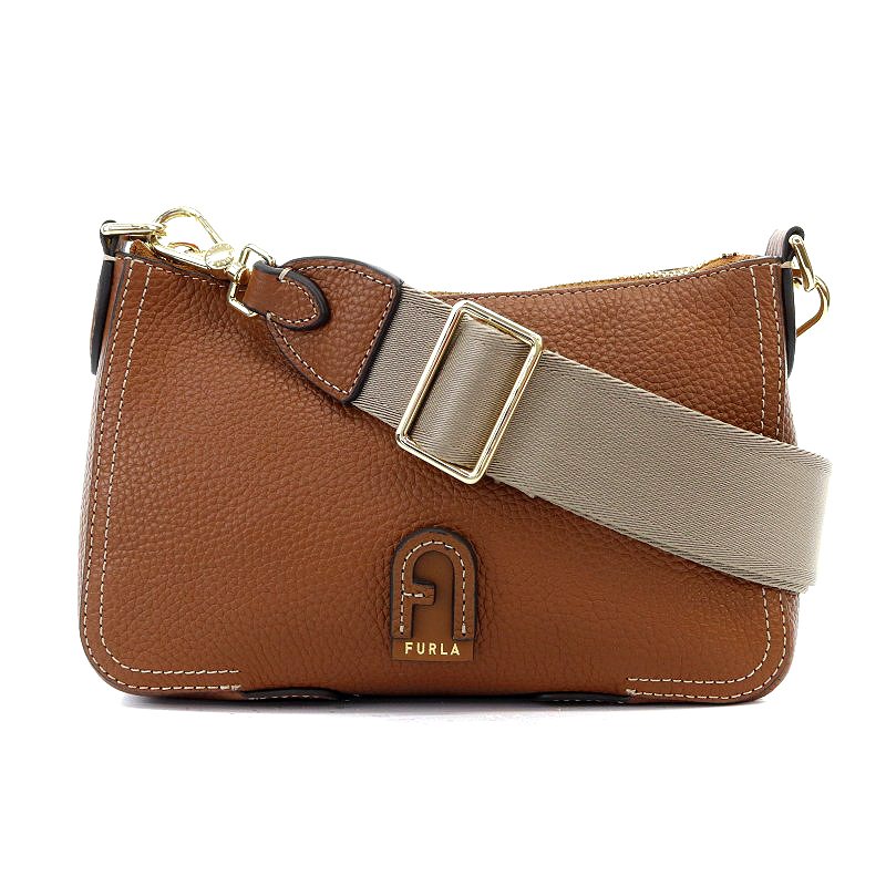 フルラ FURLA ATENA ショルダーバッグ レザー 茶 ブラウン /AK9 