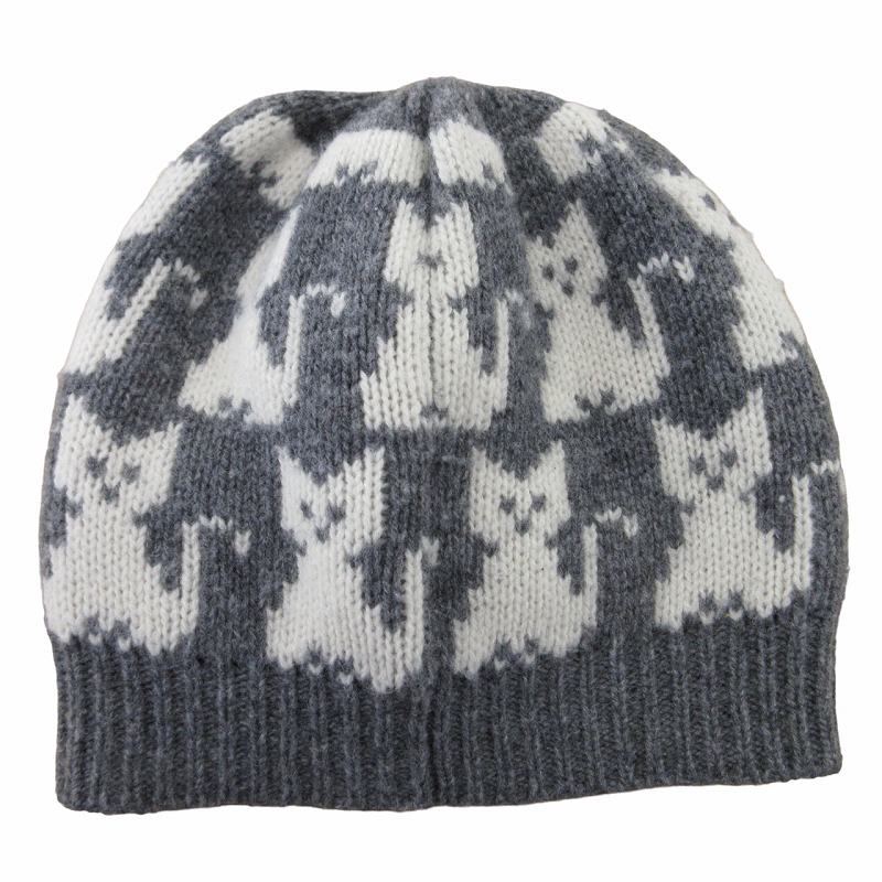 モンクレール MONCLER キッズ 美品 ウールニットキャップ ニット帽