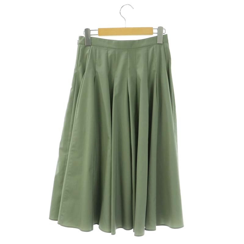 アナイ ANAYI 21SS ストレッチツイルフレアスカート ロング プリーツ 