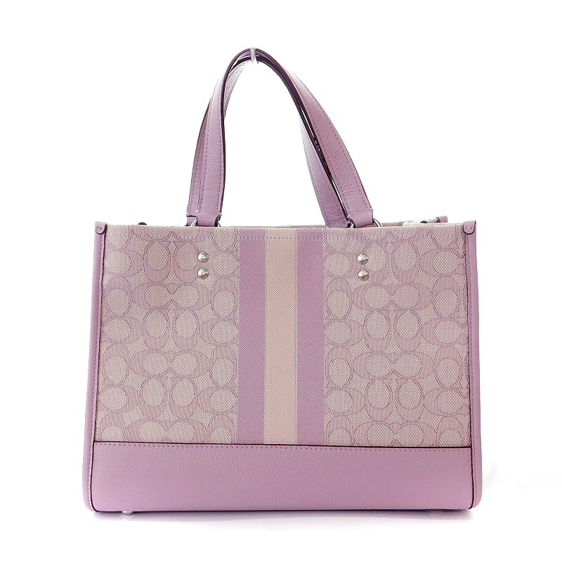 コーチ COACH デンプシー キャリーオール シグネチャー トートバッグ 