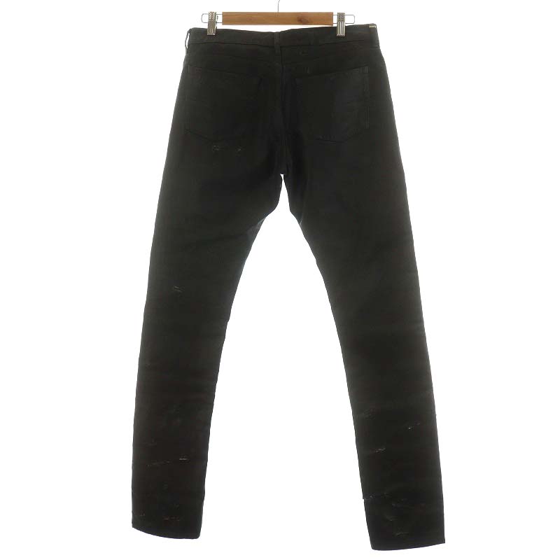 ディオールオム Dior HOMME デストロイ コーティング デニムパンツ  