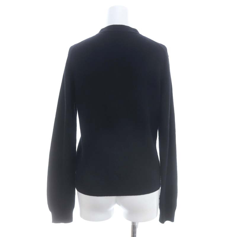 エルメス HERMES セリエボタン カシミヤ Vネックカーディガン ニット