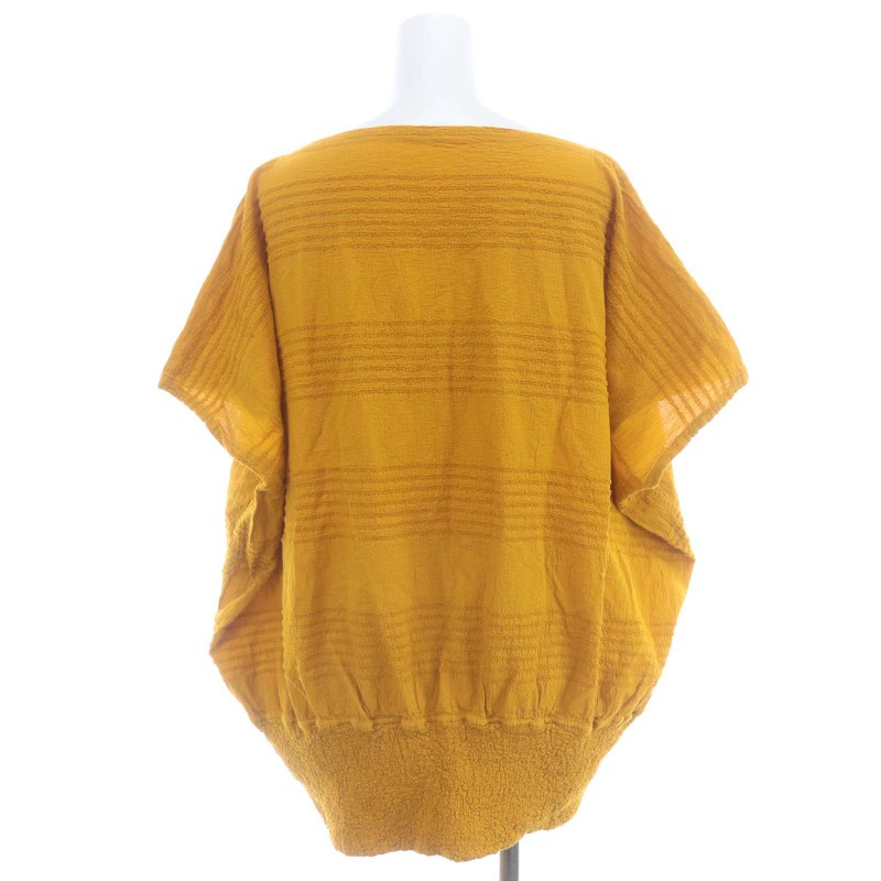 ミーイッセイミヤケ me ISSEY MIYAKE ボートネックボーダーオーバー 