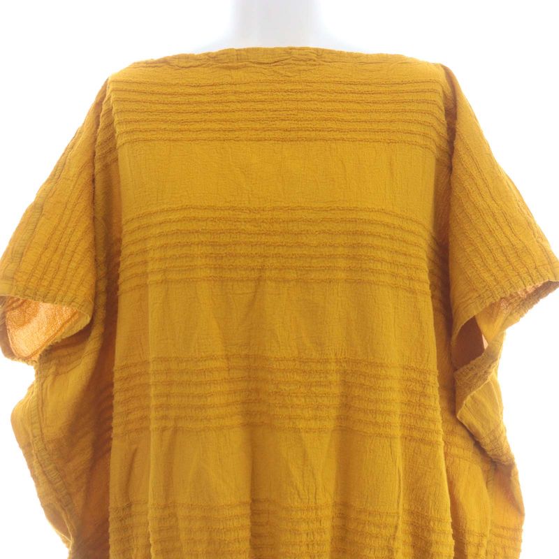ミーイッセイミヤケ me ISSEY MIYAKE ボートネックボーダーオーバー 