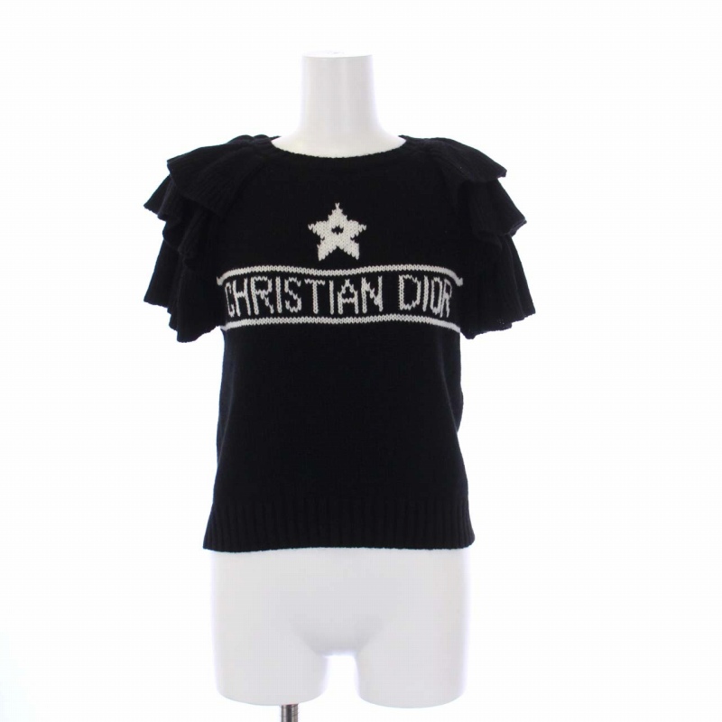 クリスチャンディオール Christian Dior カシミヤニット クロップド 