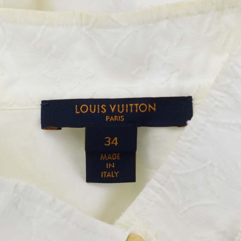 ルイヴィトン LOUIS VUITTON モノグラム プルオーバーシャツ 半袖 34  