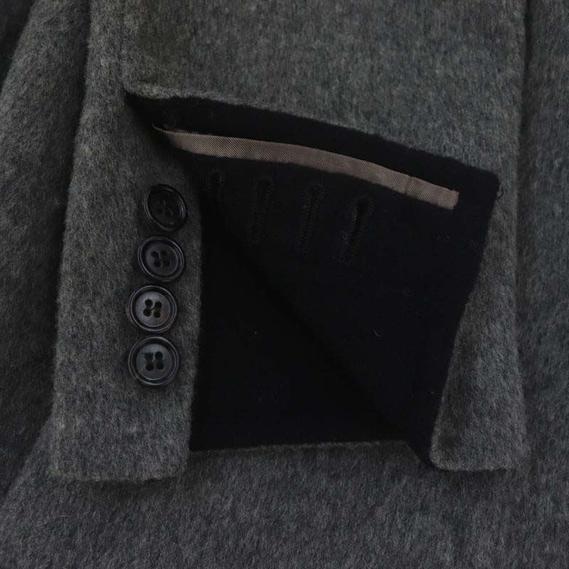 ディオールオム Dior HOMME 11AW ベルト付き ウール コート チェスター 