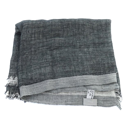 DIOR HOMME ディオールオム 05SS エディ期 フリンジ コットン ストール