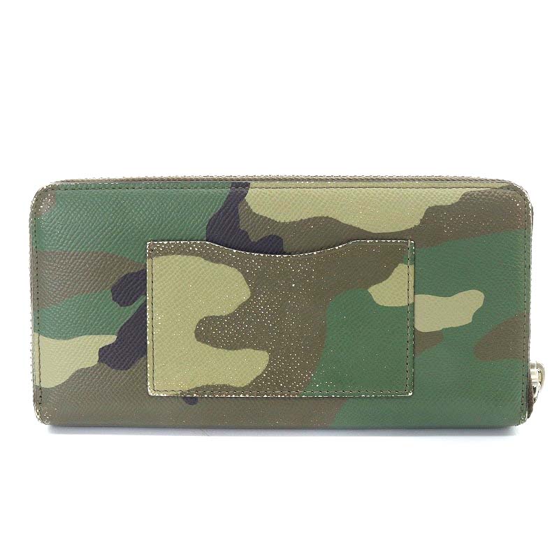 COACH.コーチ 長財布 深緑 カモフラージュ 迷彩 柄 メンズ 新品 531