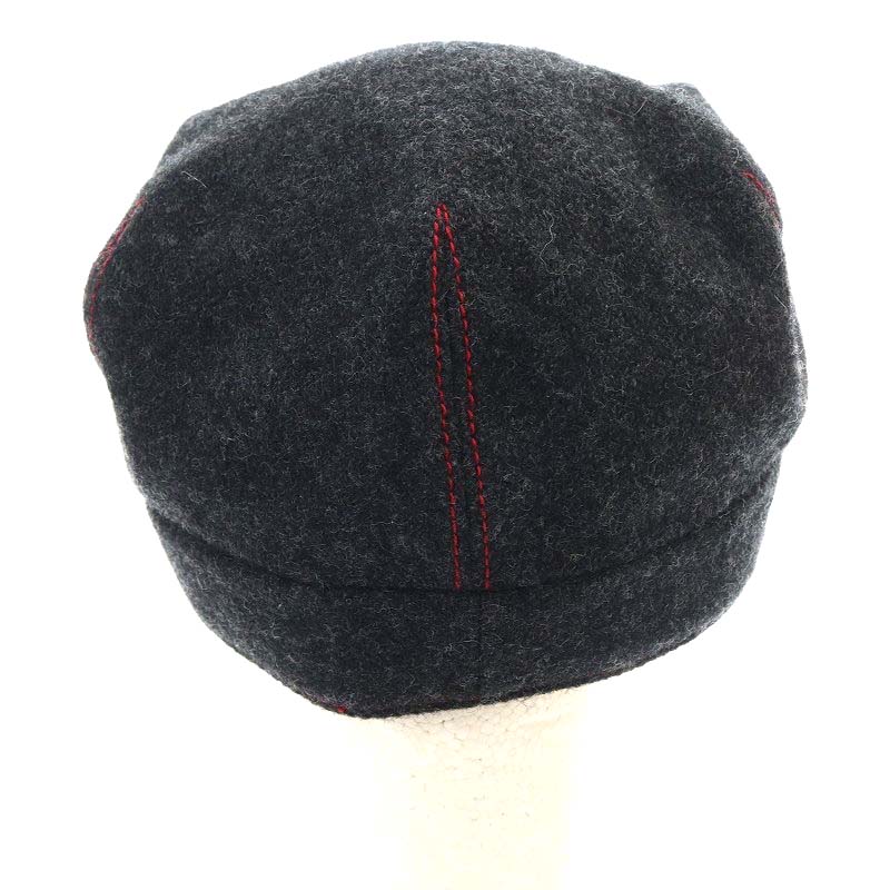 ヴィヴィアンウエストウッド　キャスケット　帽子　ウール　黒　キャップ　ニット帽 ヴィヴィアンウエストウッド Vivienne Westwood ACCESSORIES