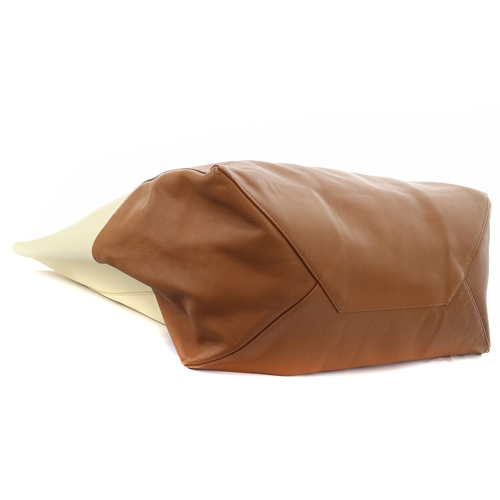 CELINE フィービー期 縦型 ホリゾンタル カバ ブラウン トートバッグ