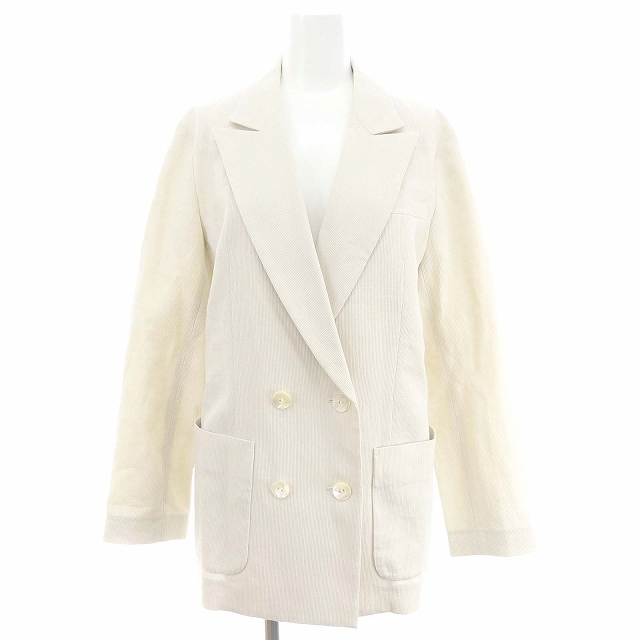 アルアバイル allureville 21SS リネンコンピケダブルジャケット 