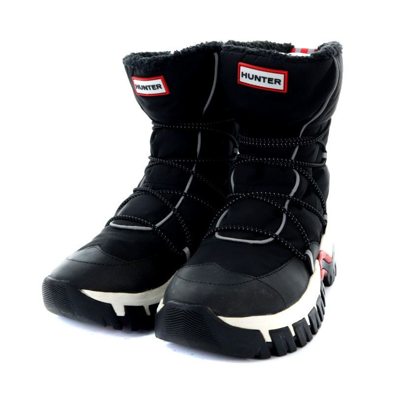 ハンター HUNTER スノーブーツ リサイクルポリエステル UK5 22cm 黒 