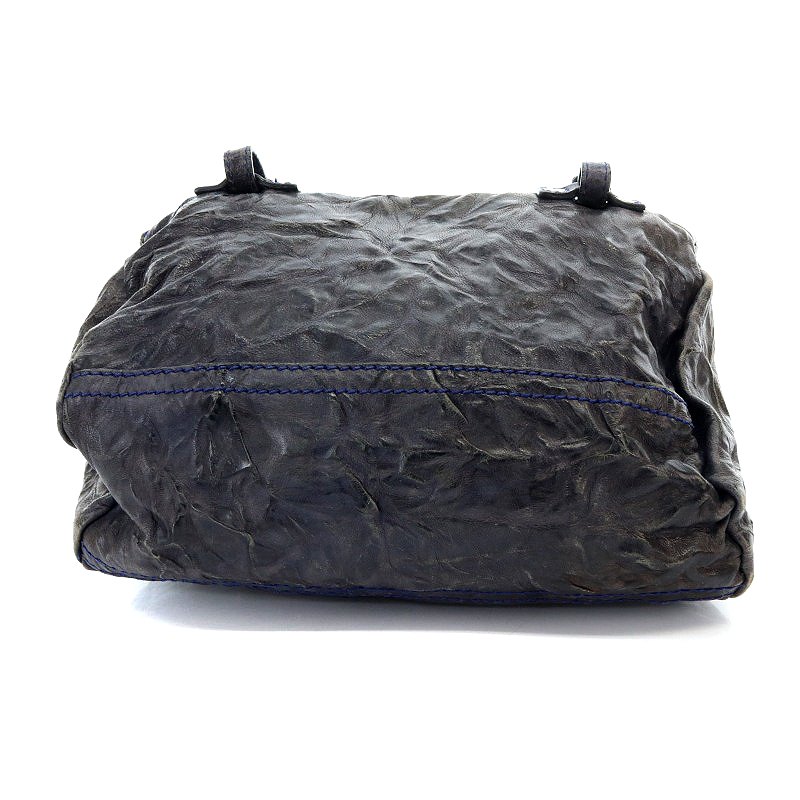 ジバンシィ GIVENCHY パンドラ ミニ ショルダーバッグ シワ加工 レザー 
