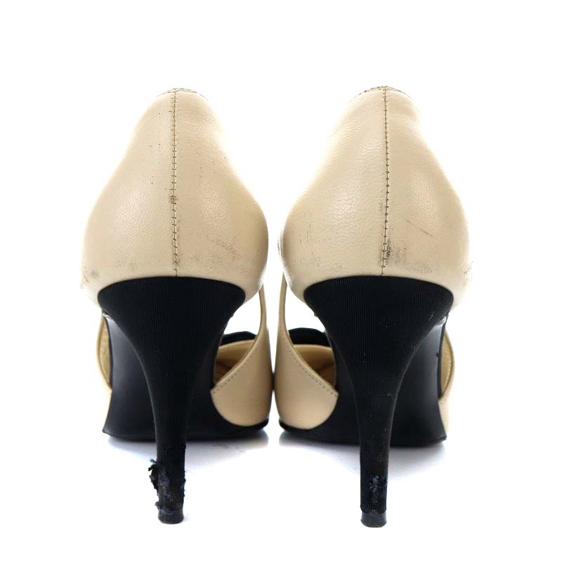 シャネル CHANEL パンプス ハイヒール ココマーク リボンモチーフ