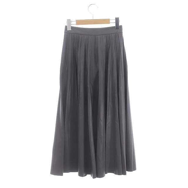 スナイデル snidel 21AW フェイクレザープリーツスカート フレア  