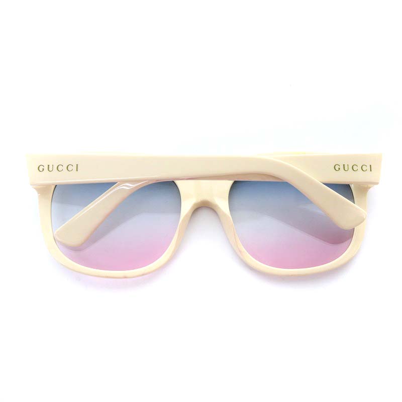 グッチ GUCCI エルトン・ジョン サングラス ウェリントン 度なし 56 