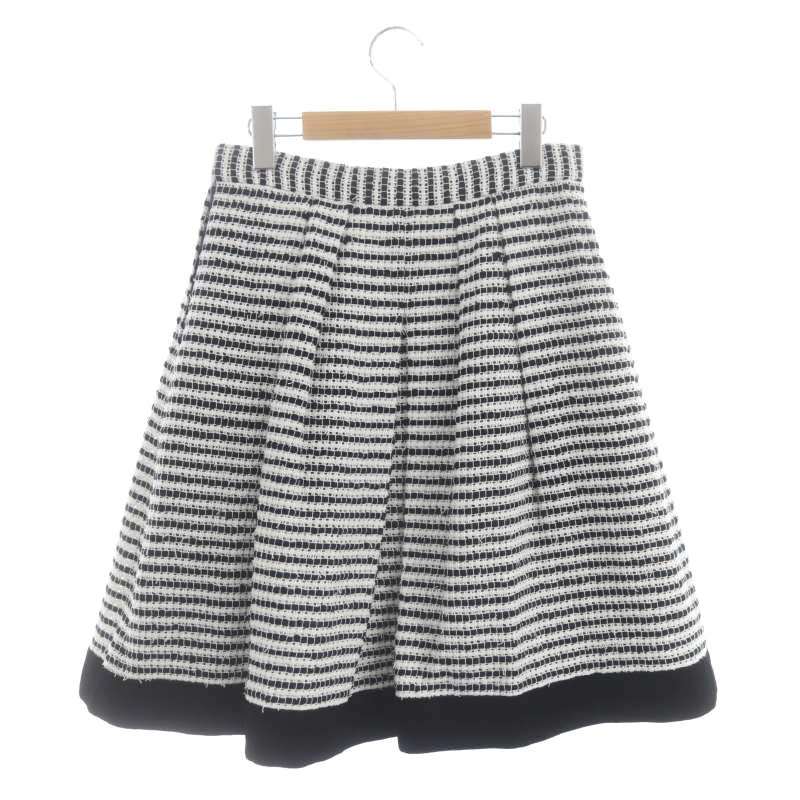 トゥービーシック TO BE CHIC 切替スカート ひざ丈 フレア サイド