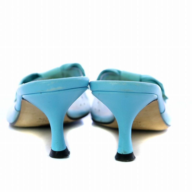 フォクシー ブティック FOXEY BOUTIQUE ビニール×リボンミュール