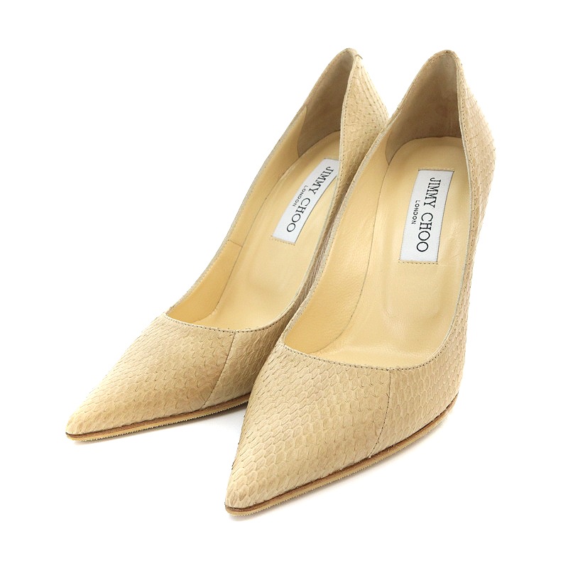 未使用品 ジミーチュウ JIMMY CHOO パンプス ポインテッドトゥ 