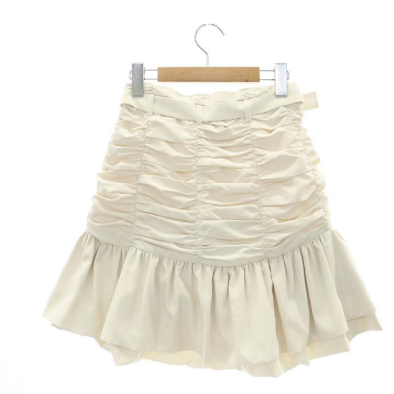 未使用品 リリーブラウン Lily Brown 23AW フリルバルーンミニスカート  