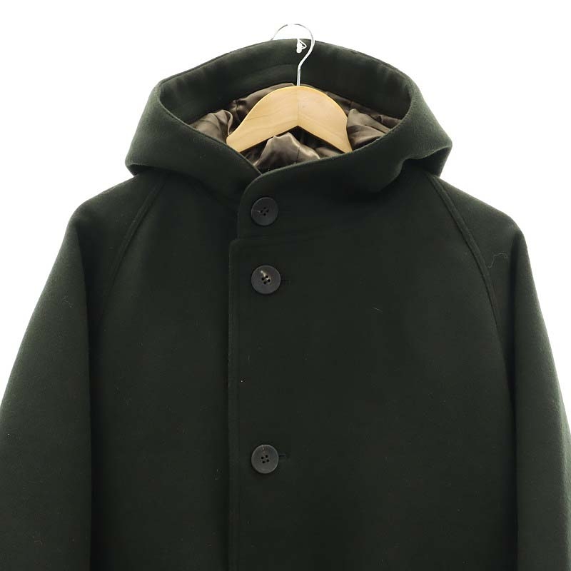 マーカ marka 22AW SUPER120S ウール ダブルクロス デッキ パーカー 