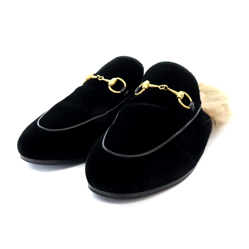 GUCCI グッチ 24cm プリンスタウン ホースビット スリッポン