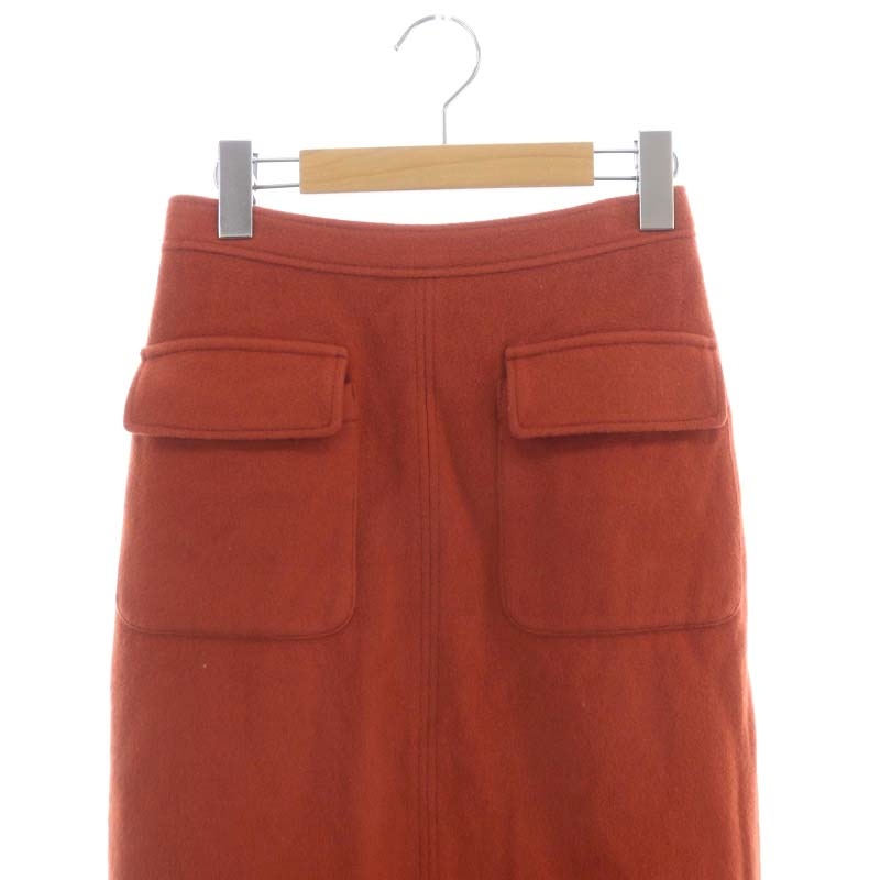 スピック&スパン Spick&Span Wポケットビーバータイトスカート ミモレ  