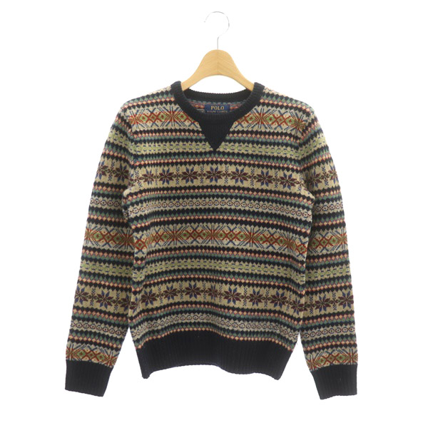 ✨希少美品✨ポロラルフローレン 現行 クルーネックスウェット ベージュ Yahoo!オークション -「polo ralph lauren クルーネック