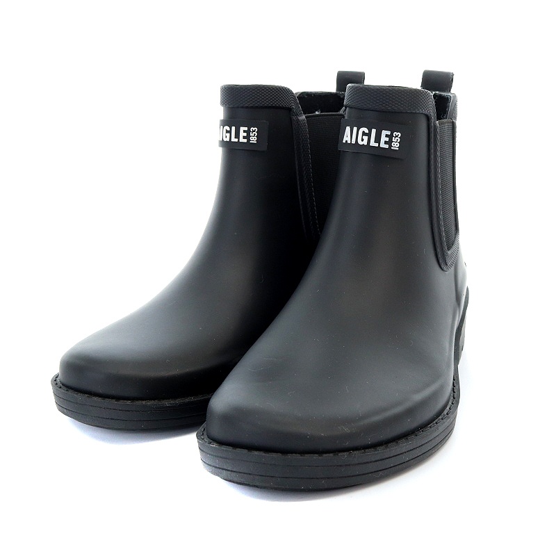エーグル AIGLE カーヴィル2 レインブーツ ショートブーツ ラバー 37 
