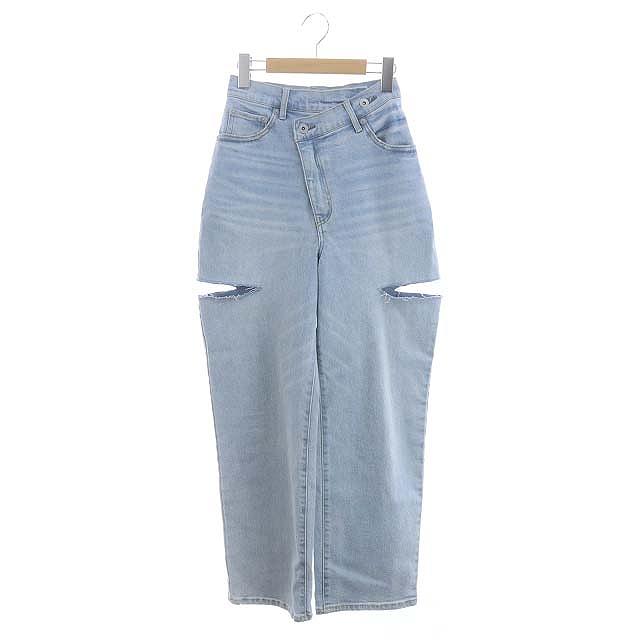 ココディール COCO DEAL 23SS ウエストデザインデニムパンツ ジーンズ 