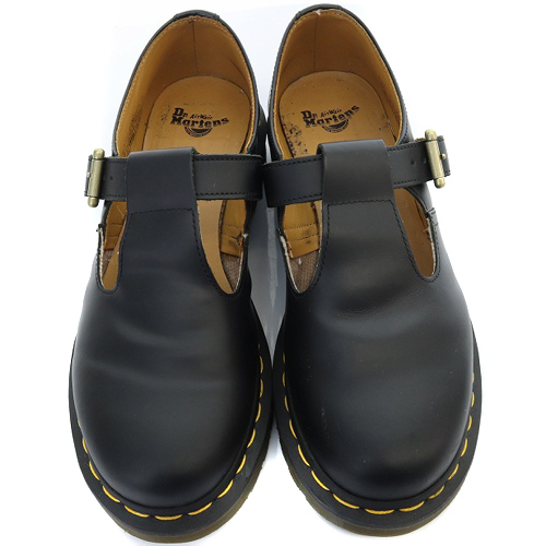 ドクターマーチン DR.MARTENS polley Tバー シューズ レザー UK6 25cm 
