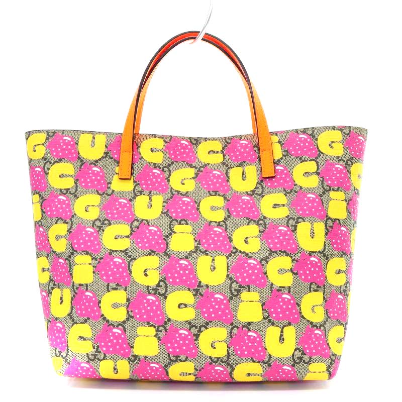 GUCCI バッグ チルドレンズ ストロベリー トートバッグ