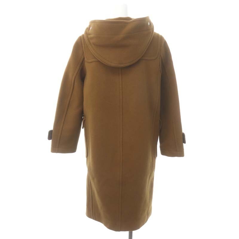 MACPHEE ウールメルトン ロングダッフルコート 34 キャメル