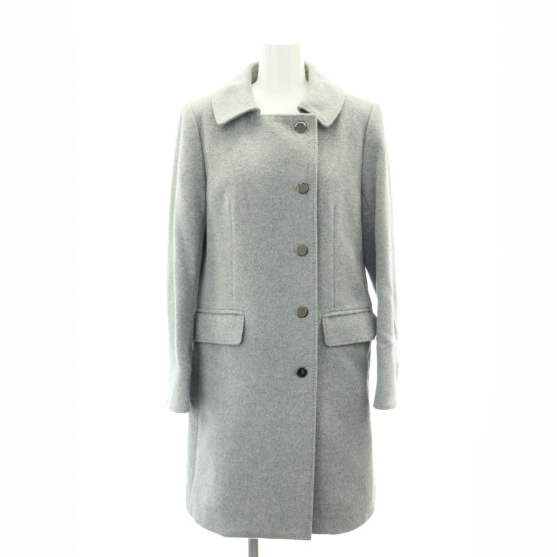 クレージュ courreges コート アウター ロング アンゴラ ウール 38 