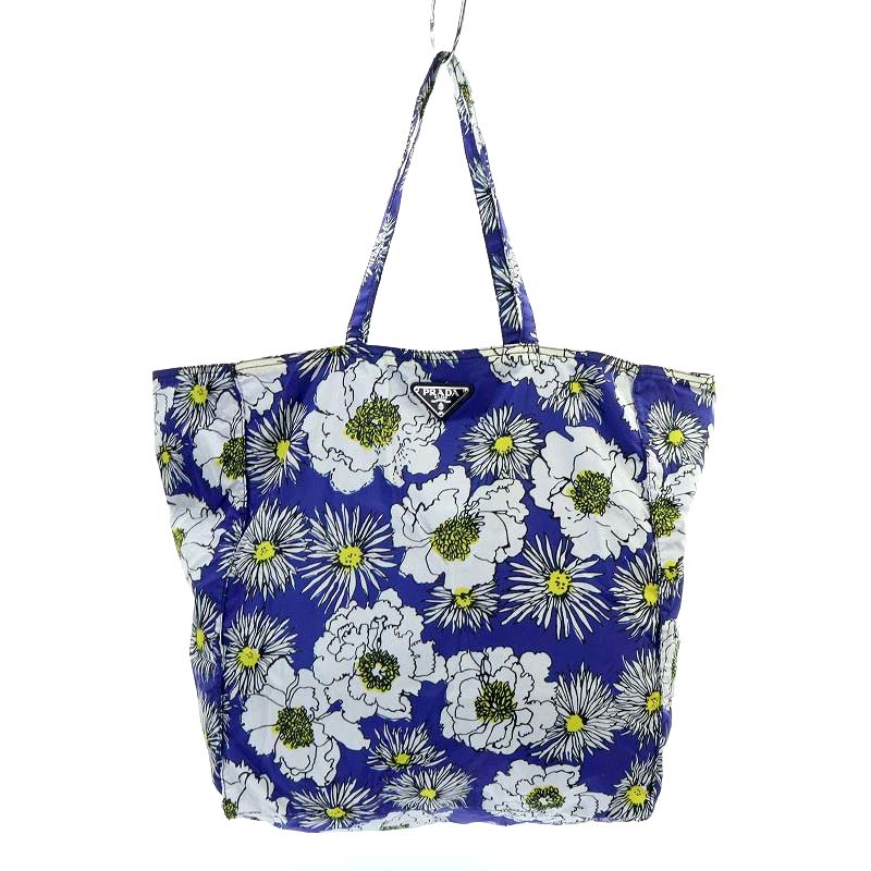 プラダ 三角ロゴプレート トートバッグ ショルダーバッグ エコバッグ  