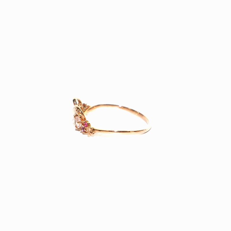 サマンサティアラ Samantha Tiara フラワーレターズ 指輪 リング K18 