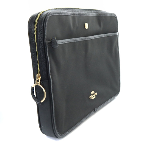 COACH☆エリス ラップトップケース CK074 コーチ COACH エリス ラップトップ スリーブ PCバッグ ロゴ 黒