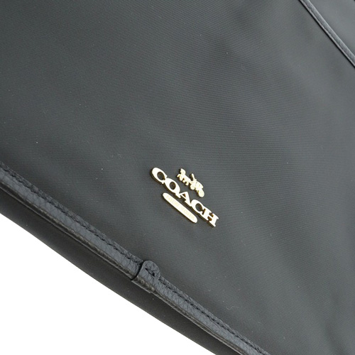 コーチ COACH エリス ラップトップ スリーブ PCバッグ ロゴ 黒