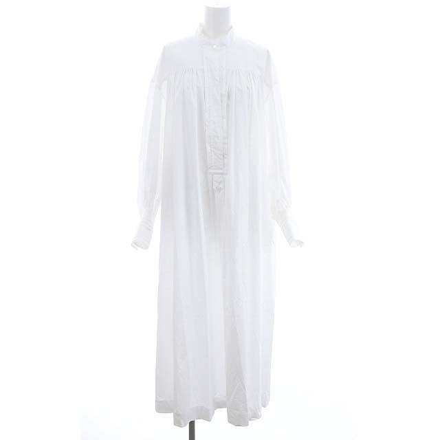 DEPAREILLE デパリエ スタンドカラー コットンシャツワンピース 36 DEPAREILLE デパリエ スタンドカラー コットンシャツワンピース 36