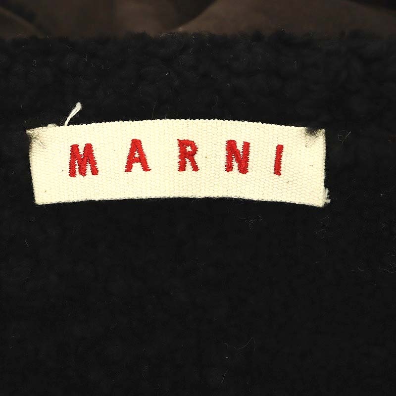 マルニ MARNI ムートンジャケット アウター 内ボア 42 茶