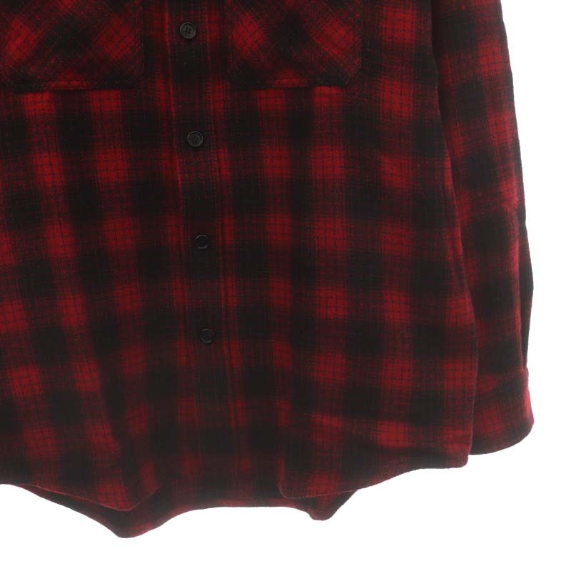 セリーヌ CELINE by Hedi Slimane 22AW ルーズシャツ チェック ウール 