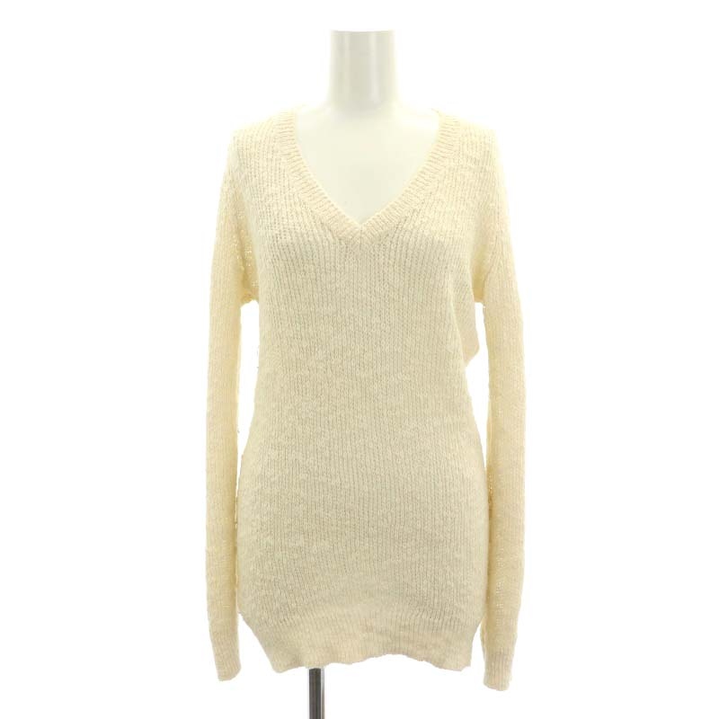 セオリー theory LIMILY LVネックニット セーター 長袖 Vネック リネン  