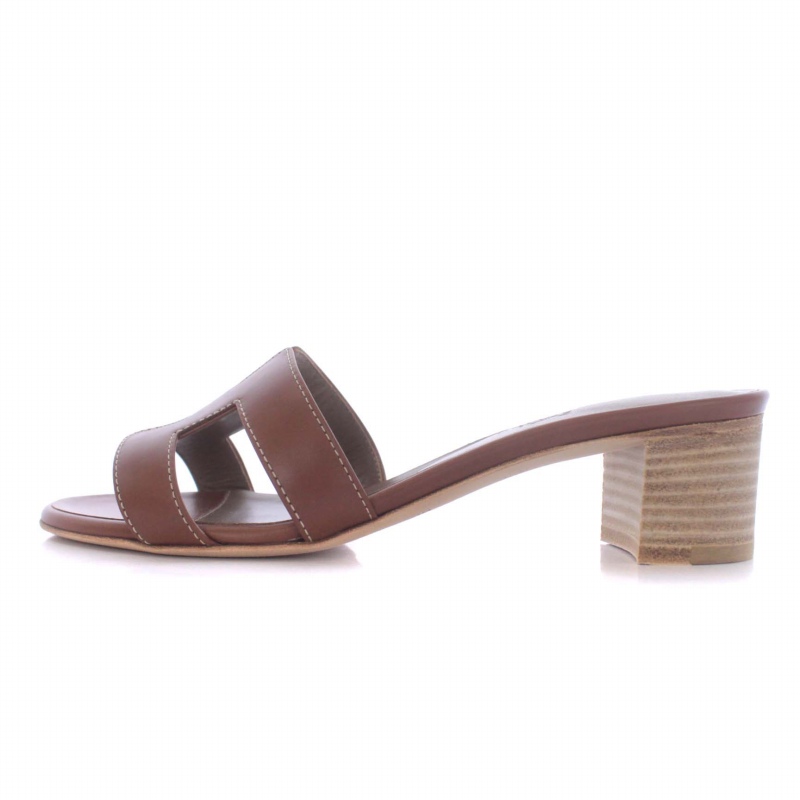 HERMES エルメス オアジス ブラウン 36 HERMES エルメス オアジス ブラウン 36