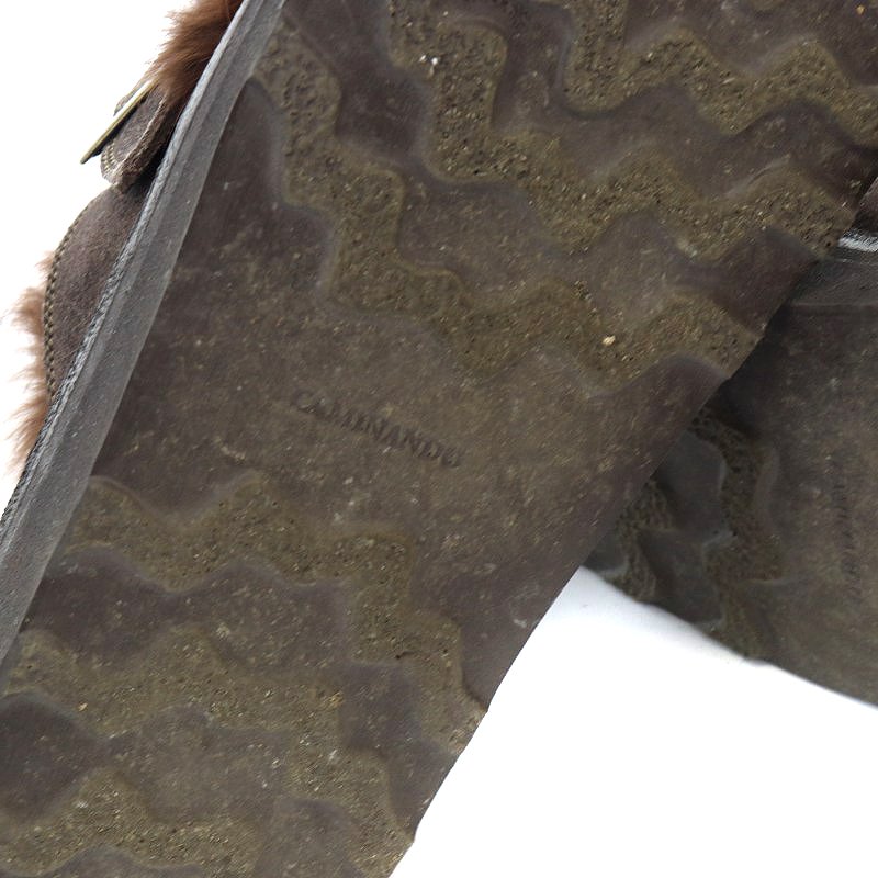 カミナンド caminando LAppartement別注 FUR SANDAL ファー