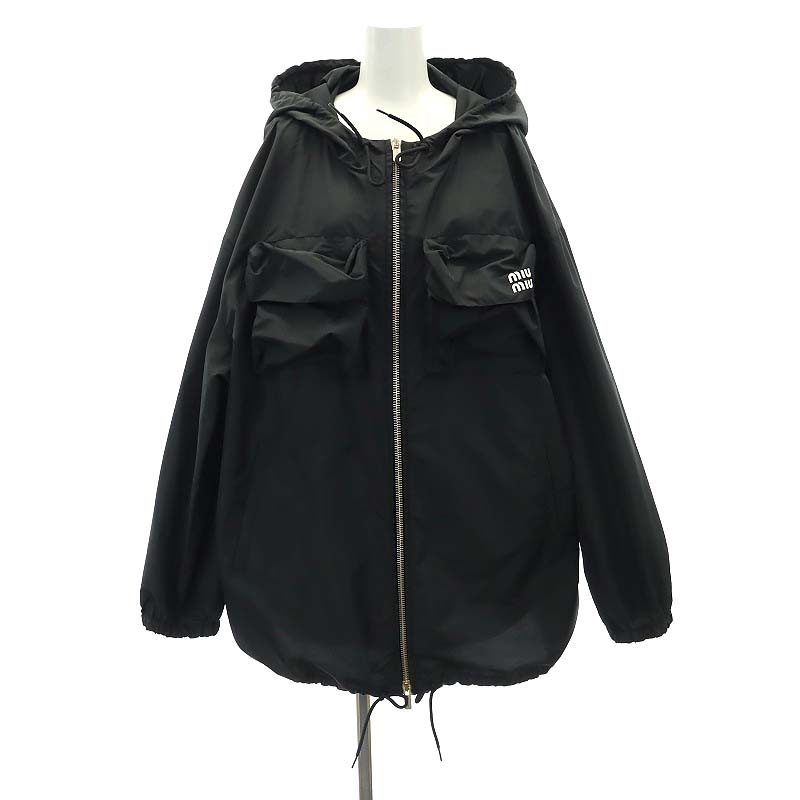 ミュウミュウ miumiu 23SS Technical fabric blouson jacket ブルゾン 